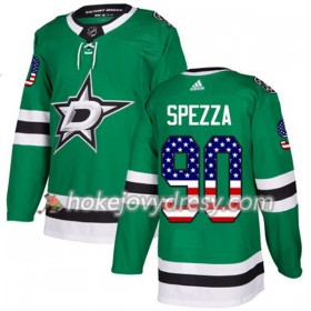 Pánské Hokejový Dres Dallas Stars Jason Spezza 90 2017-2018 USA Flag Fashion Zelená Adidas Authentic